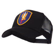 US Army Shield Military Patched Mesh Cap