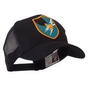 US Army Shield Military Patched Mesh Cap