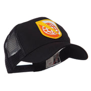 US Army Shield Military Patched Mesh Cap