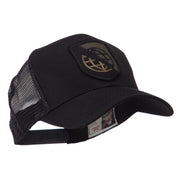 US Army Shield Military Patched Mesh Cap