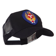 US Army Shield Military Patched Mesh Cap