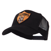 US Army Shield Military Patched Mesh Cap