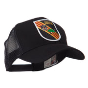 US Army Shield Military Patched Mesh Cap