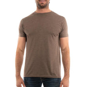 Bi-Blend Crew T-Shirt - Brown-Heather S