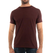 Bi-Blend Crew T-Shirt - Burgundy-Heather S