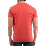 Bi-Blend Crew T-Shirt - Red-Heather S