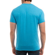 Bi-Blend Crew T-Shirt - Turquoise-Heather S