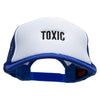 Toxic Embroidered Foam Panel Mesh Snapback - Royal-White OSFM