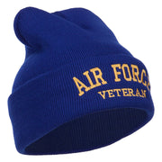 Air Force Veteran Letters Embroidered Long Beanie