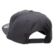 Irish Pattern Embroidered Wool Blend Prostyle Snapback - Dk-Grey OSFM