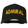 Admiral Embroidered Cotton Twill Cap