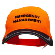 Emergency Management Embroidered Poly Twill Safety Cap