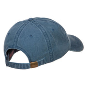 Air Force Veteran Letters Embroidered Washed Cap