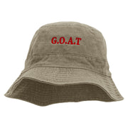 G.O.A.T Embroidered Bucket Hat