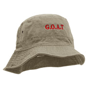 G.O.A.T Embroidered Bucket Hat