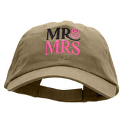 Future Mr And Mrs Embroidered Low Profile Dyed Cotton Twill Cap