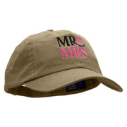 Future Mr And Mrs Embroidered Low Profile Dyed Cotton Twill Cap