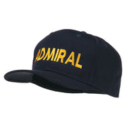 Admiral Embroidered Cotton Twill Cap