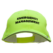 Emergency Management Embroidered Poly Twill Safety Cap