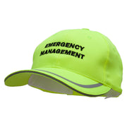 Emergency Management Embroidered Poly Twill Safety Cap