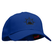 Cruising Down Embroidered Solid Cotton Twill Low Profile Snap Cap