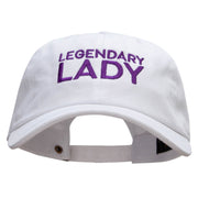 Legendary Lady Embroidered Washed Cap