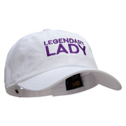 Legendary Lady Embroidered Washed Cap