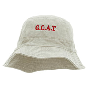 G.O.A.T Embroidered Bucket Hat