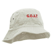 G.O.A.T Embroidered Bucket Hat