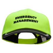 Emergency Management Embroidered Poly Twill Safety Cap