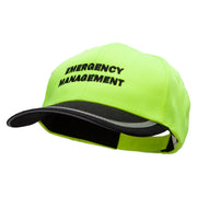 Emergency Management Embroidered Poly Twill Safety Cap