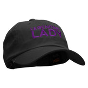 Legendary Lady Embroidered Washed Cap