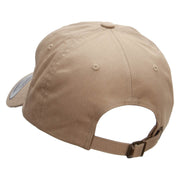 Licensed United States Navy Unstructured Low Profile 6 panel Cotton Cap - Khaki OSFM