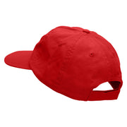 What's Up Cloud Embroidered Low Profile Dyed Cotton Twill Cap - Red OSFM