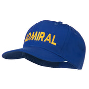 Admiral Embroidered Cotton Twill Cap