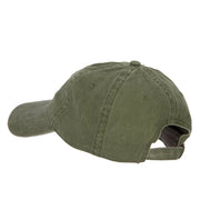 Air Force Veteran Letters Embroidered Washed Cap