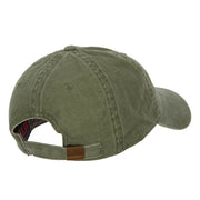 Air Force Veteran Letters Embroidered Washed Cap