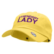 Legendary Lady Embroidered Washed Cap