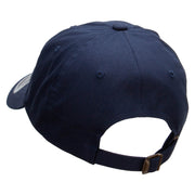 Licensed United States Navy Unstructured Low Profile 6 panel Cotton Cap - Navy OSFM