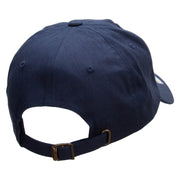 Licensed United States Navy Unstructured Low Profile 6 panel Cotton Cap - Navy OSFM