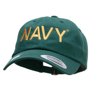 Licensed United States Navy Unstructured Low Profile 6 panel Cotton Cap - Spruce OSFM