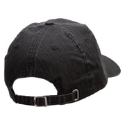 Tiny Rainbow Patched Pigment Dyed Special Cotton Cap - Black OSFM