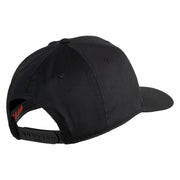 U.S. Air Force Veteran Blue Patched Solid Cotton Twill Pro Style Cap - Black OSFM