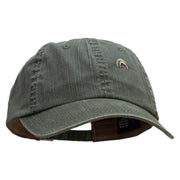 Tiny Rainbow Patched Pigment Dyed Special Cotton Cap - Green OSFM