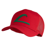 Ash Ketchum League Expo Patched 5 Panel Pet Spun Mesh Cap - Red OSFM