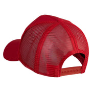 Ash Ketchum League Expo Patched 5 Panel Pet Spun Mesh Cap - Red OSFM