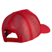 Ash Ketchum League Expo Patched 5 Panel Pet Spun Mesh Cap - Red OSFM