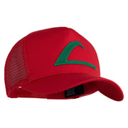 Ash Ketchum League Expo Patched 5 Panel Pet Spun Mesh Cap - Red OSFM