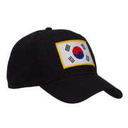 Asia Flag Embroidered Patch Cap