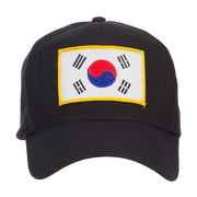 Asia Flag Embroidered Patch Cap